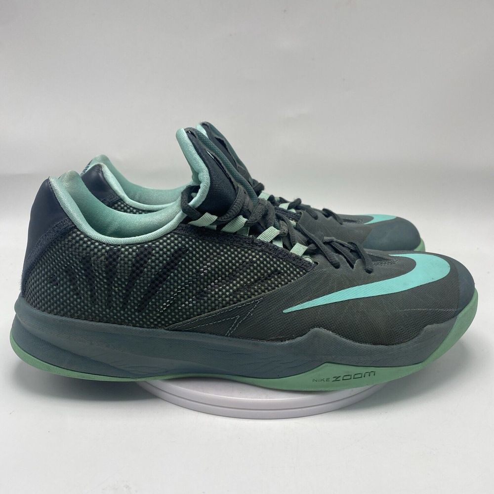 Nike Zoom Run The One Men Size 9 Green Athletic Basketball Shoes 3724